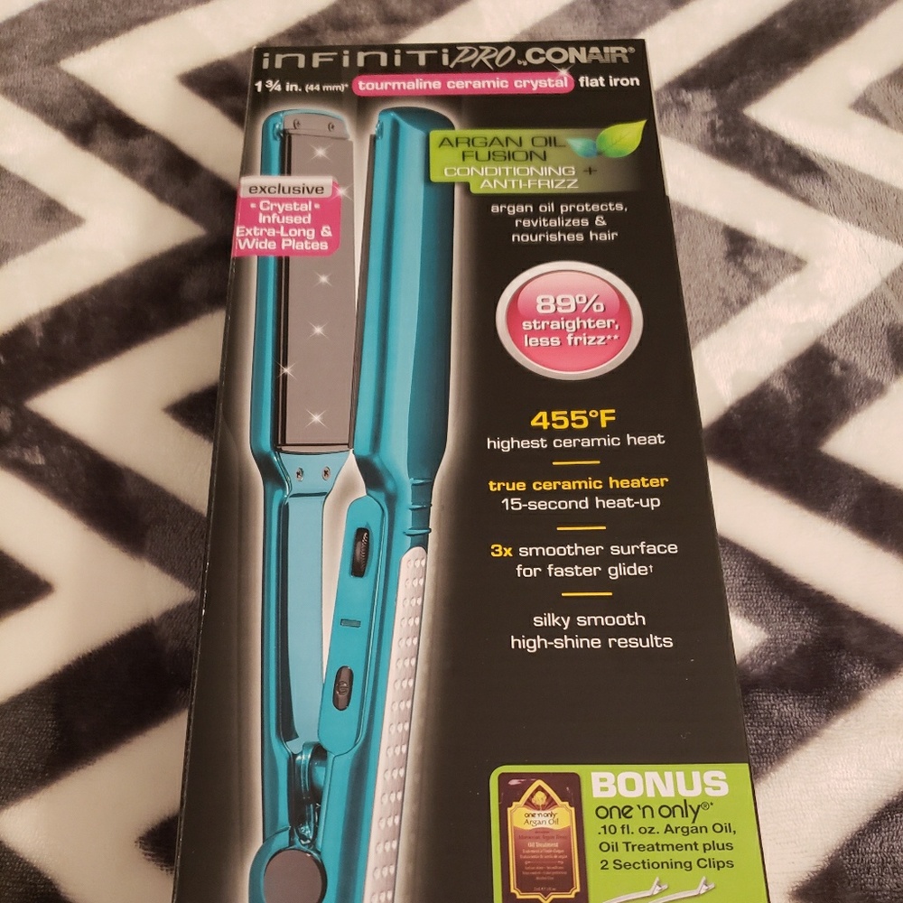 1 3/4 in.  Flat iron